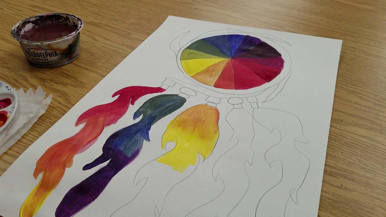 tertiary colors drawing